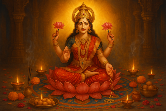 Lakshmi Pujan on Diwali